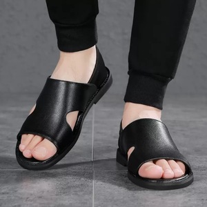 Men's new summer sandals, men's flat lightweight <b>slippers</b>, outdoor fashion beach shoes - Product Image 4