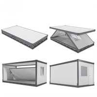 Maison préfabriquée à installation rapide en 15 minutes, bureau pliable, conteneur habitable, panneau sandwich respirant, utilisation hôtelière, atelier