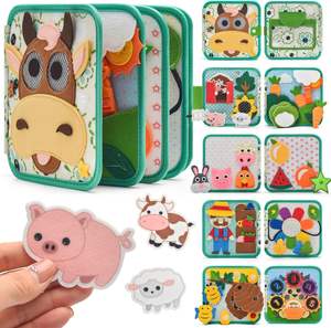 Livre en feutre adorable au design mignon, jouet éducatif pour enfants, livre d'apprentissage précoce - Product Image 1