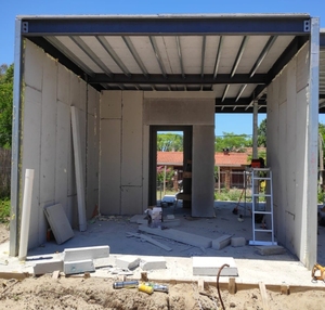 Maisons triangulaires préfabriquées duplex de toit de cadre en acier d'architecture étonnante de l'Australie avec la grande résidence en <span class=keywords><strong>bois</strong></span> ouverte de plate-forme - Product Image 4
