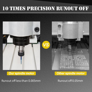 Moteur de broche CNC silencieux refroidi par eau Zhong Hua Jiang ER11 65mm 4 roulements 1.5KW 110V/220V BT30 pour machine de gravure CNC - Product Image 5