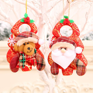 Nouvelles décorations de porte de Noël, ornements pour sapin de Noël, petits ornements de Noël et mini décorations de poupées de Noël. - Product Image 4