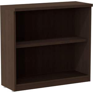Librería de 2 estantes serie Alera Valencia ALEVA633032ES Espresso-31.75 pulgadas. X 14 pulgadas X 29.5 Pulgadas - Product Image 1