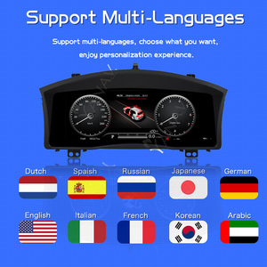 Linux System Dashboard Panel Virtual LCD Instrument CockPit <b>Speedometer</b> <b>Digital</b> Cluster <b>for</b> Lexus LX570 2007-2017 - Product Image 2