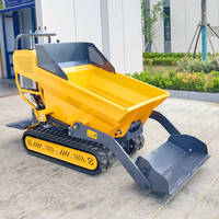 500kg Selbst laden der Ketten kipper Mini Dumper Agricultural Dumper Construction Machine