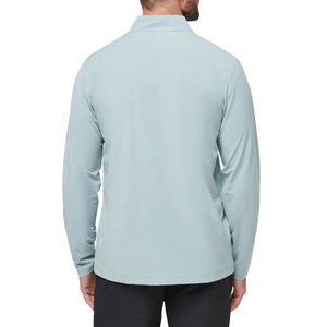 Haute qualité 250 GSM hommes 1/4 Zip pull Golf sweat Logo personnalisé léger confort solide motif support pour le printemps - Product Image 2