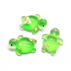 ลูกปัดเรซิ่นรูปสัตว์น่ารัก ใส แฟชั่น รูปกบ กระต่าย ปลา เต่า แบบหลวม ด้านหลังแบน สำหรับตกแต่ง - Product Image 4