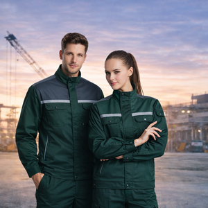 Chaqueta <span class=keywords><strong>de</strong></span> Uniforme <span class=keywords><strong>de</strong></span> Trabajo con Logotipo Personalizado, Transpirable, <span class=keywords><strong>de</strong></span> Algodón, para Fábrica, <span class=keywords><strong>Taller</strong></span>, Mecánico, Ingeniería, Traje <span class=keywords><strong>de</strong></span> Seguridad Industrial Resistente - Product Image 3