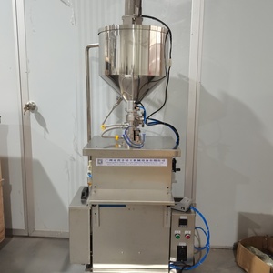 Machine de remplissage pneumatique semi-automatique à piston pour crème cosmétique, pâte, cire chaude, bougie et <span class=keywords><strong>paraffine</strong></span>, avec fonction de chauffage et de mélange - Product Image 2