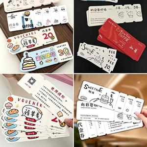 Coupon personnalisé multi-remises à déchirer avec design <span class=keywords><strong>de</strong></span> bon <span class=keywords><strong>de</strong></span> <span class=keywords><strong>réduction</strong></span> en espèces - Product Image 4