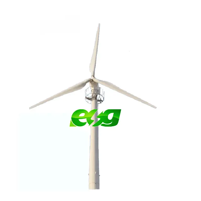 Turbina eolica ad asse orizzontale ESG 1KW 2KW 3KW 4KW generatore di Turbine eoliche sistema di energia eolica