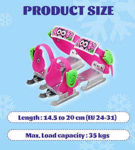 Commercio all'ingrosso pattini da ghiaccio in plastica per pattini da ghiaccio a doppia lama regolabili per pattini da ghiaccio - Product Image 5