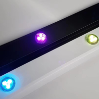 Éclairage de piste de parc à thème de Noël permanent, 30 mm RGBW UCS2904 LED Pixel Light IP67, étanche pour extérieur, source de lumière ponctuelle