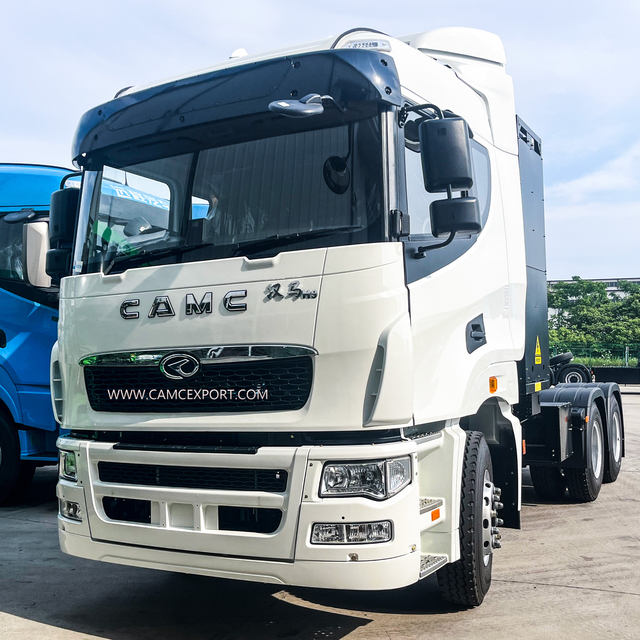 Green Travel Efficient Logistics CAMC EV Wide Body High Top Double Sleeper Electric Tractor Truck