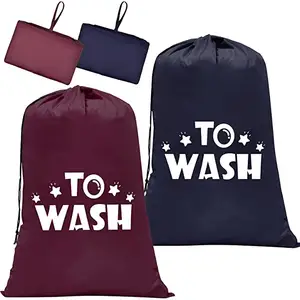 Benutzer definierte Ripstop Kordel zug Wäsche sack Polyester Nylon Jumbo wasserdichte chemische Reinigung faltbare Reise Wäsche Reisetasche mit Logo