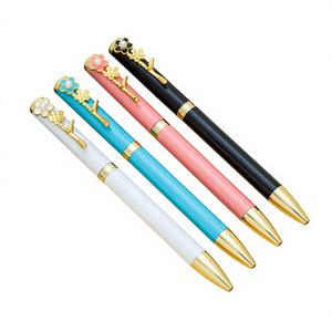 Nuove Penne a Sfera in Metallo Creative e alla Moda 2026 con Clip a Fiore di Diamante, Logo Personalizzabile, <span class=keywords><strong>Scrittura</strong></span> Fluida per Regali Promozionali - Product Image 6