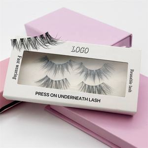 <span class=keywords><strong>Faux</strong></span> <span class=keywords><strong>Cils</strong></span> Naturels Effet 3D Auto-Adhésifs Légers à Bande Complète pour Usage Quotidien – Multipack Pré-Encollés - Product Image 4