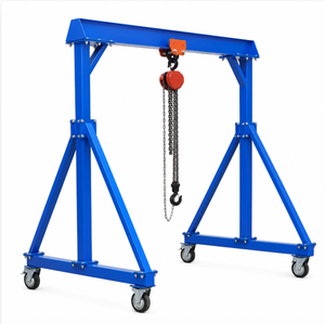 Factory Price High Efficiency MINI MOBILE TRACKLESS GANTRY CRANE 10t Outdoor with Engine & Motor - Product Image 1