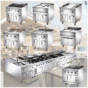 Ensemble complet d'équipements de cuisine en acier inoxydable Grace Commercial Catering pour hôtel, restaurant et commerce alimentaire - Product Image 2