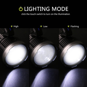 Chất Lượng Cao Sạc Mạnh Mẽ USB Phí Led Tay Đèn Pin Torch Ánh Sáng Mạnh Xử Lý Đèn Pin Với Ngân Hàng Điện - Product Image 5