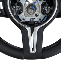 Volant sport en cuir véritable pour BMW E46 Série 3 1998-2005, 3 branches, 40 mm, remplacement OEM