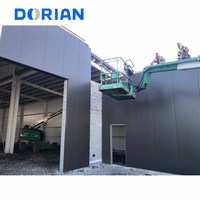 Bâtiments en acier de qualité supérieure à montage facile pour bureaux, hangars d'avions et bâtiments métalliques 24x30x12