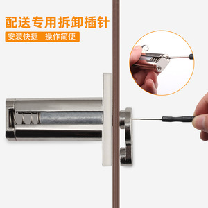 บานพับโต๊ะเครื่องแป้งแบบปลดเร็ว วัสดุโลหะผสมสังกะสี ติดตั้งแบบฝัง ปิดแบบนุ่มนวล ฮาร์ดแวร์ประตูตู้แบบมินิมอล - Product Image 4