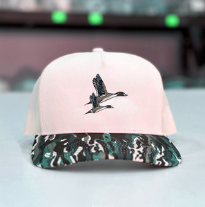 Nuevo diseño, sombrero Snapback de ala de camuflaje curvo estructurado de perfil alto de 5 paneles, gorras de béisbol deportivas con logotipo bordado personalizado - Product Image 5