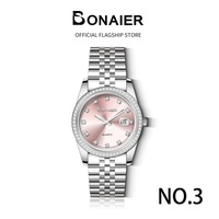 Montre élégante et polyvalente pour femme BONAIER, design minimaliste, montre-bracelet à quartz de qualité supérieure, vente en gros BK915