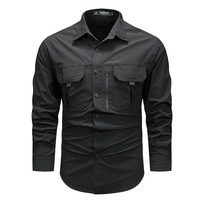 Chemise de travail à manches courtes pour homme, multi-poches, été, décontractée, respirante, légère, séchage rapide, uniforme de sécurité