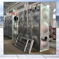 Réservoir de stockage d'eau en acier inoxydable de 1000 L résistant à la corrosion avec dispositif de décharge de pression