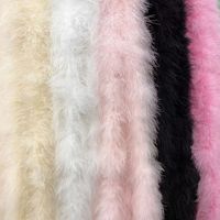 Écharpes en plumes de dinde blanches et roses en gros, boas en plumes naturelles teintes, bricolage, artisanat, costumes, fête dansante, déguisements d'Halloween, décoration