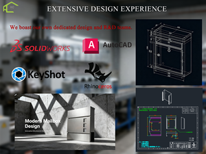 ตู้รับจดหมายติดผนังเหล็กกันน้ำ ป้องกันการโจรกรรม ทนทาน ใช้กับอพาร์ทเมนท์ ตู้ไปรษณีย์ ใส่หนังสือพิมพ์ จดหมาย - Product Image 6