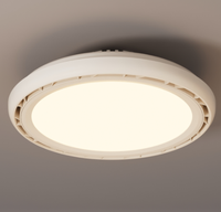 Ventilateur de plafond sans pales invisible en ABS acrylique, 36W*2, couleur réglable, avec télécommande, à prix abordable