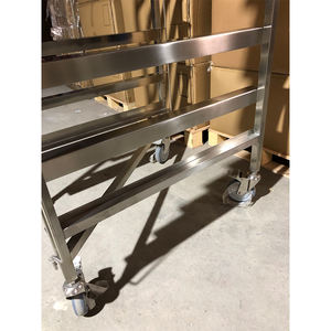 Chariot de boulangerie en acier inoxydable à niveaux imbriqués pour plateaux de cuisson de 15/18/20 niveaux - Product Image 5