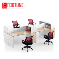 Bureau 5 pouces pour 8 personnes, bureau articulé, moderne, partner