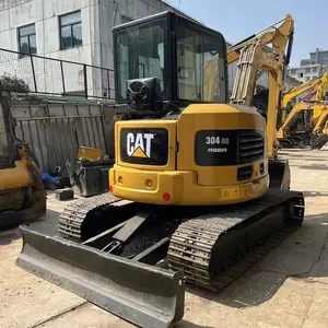 Buen estado con brazo oscilante 4 toneladas EPA usado Caterpillar 304CR excavadora Mini excavadora Cat 304CR a la venta por el propietario Cat304