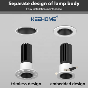 Anti-éblouissement intégré 7w 12w Led Downlight projet moulage sous pression en aluminium encastré plafond COB vers le bas lumière 0-10V gradation <span class=keywords><strong>Spot</strong></span> Light - Product Image 5