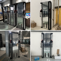 2026 Rack de squat multifonction commercial mural pliable avec pile de poids, appareil d'entraînement fonctionnel en acier pour usage domestique