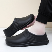 Chaussures de chef imperméables et antidérapantes pour hommes, usage hôtelier, cuisine et usine, résistantes à l'usure et à l'huile, modèle 596