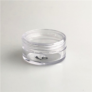 10g 15G 20g Frascos redondos transparentes para crema facial Frascos para polvos sueltos Frascos para envases cosméticos. - Product Image 1