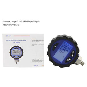 Manómetro de plástico <span class=keywords><strong>Elitech</strong></span> de CA digital azul, 14,5 ~ 500 PSI, - Product Image 6