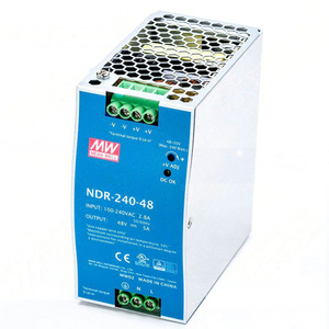MEAN WELL NDR-<span class=keywords><strong>240</strong></span>-48 48V 240W 5A แหล่งจ่ายไฟแบบราง DIN มาตรฐาน, แรงดันไฟฟ้าขาเข้า 90-264VAC, รับประกัน 3 ปี, เหมาะสำหรับงานอุตสาหกรรม - Product Image 5