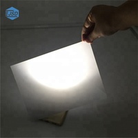 Panneau de Diffusion de Lumière en PC Opale Découpable en Gros, Anti-Éblouissement, Haute Transmittance pour Plafonniers LED et Panneaux Lumineux