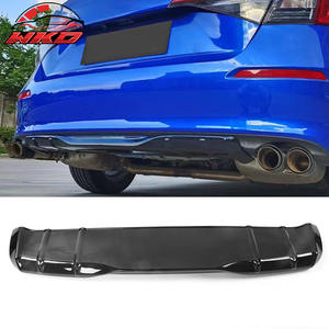 Diffuseur de pare-chocs arrière pour Honda Civic 2022-2026 11ème génération style MD, lèvre en PP noir brillant, accessoires automobiles - Product Image 1