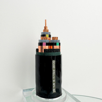 Kabel Listrik Tembaga Anti Api Isolasi XLPE Selubung PVC MV 3 Inti 120mm Guda ZR-YJV-2 8.7/15KV Bawah Tanah