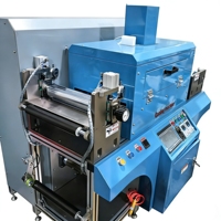 Petite machine de laminage et de revêtement électrique automatique à rouleaux pour laboratoire, adaptée aux matériaux PET/OPP