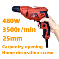 Perceuse électrique industrielle Chanchan Z610T 480W, diamètre de perçage max. 25mm, mandrin à connexion rapide, support OEM personnalisé