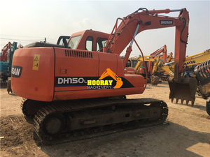 รถขุดดิน Doosan DH150LC-7 ปี 2020 มือสองจากจีน น้ำหนัก 14.8 ตัน ความจุบุ้งกี๋ 0.7 ลูกบาศก์เมตร รถขุดไฮดรอลิกขนาดใหญ่แบบตีนตะขาบสำหรับขาย - Product Image 6
