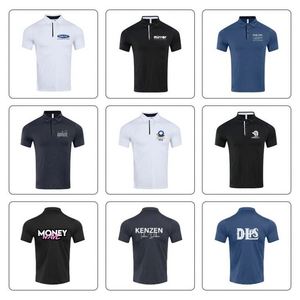 Promotion – T-shirt Polo Sport Homme en Tissu Soie Glacée à Séchage Rapide, Respirant, Coupe Musclée pour l'Été et la Salle de Sport - Product Image 3